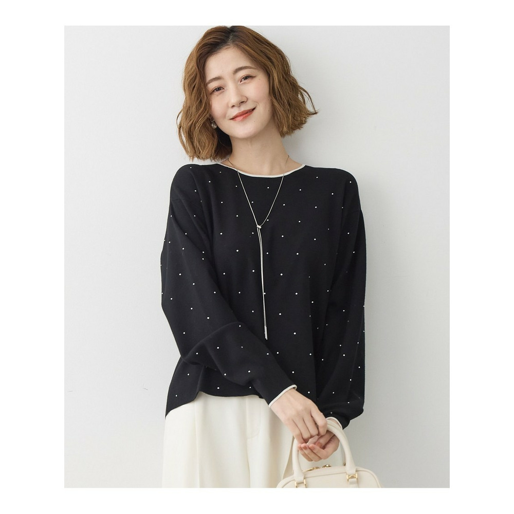 【WEB&一部店舗限定カラーあり】クリスタルホットフィット ニット1