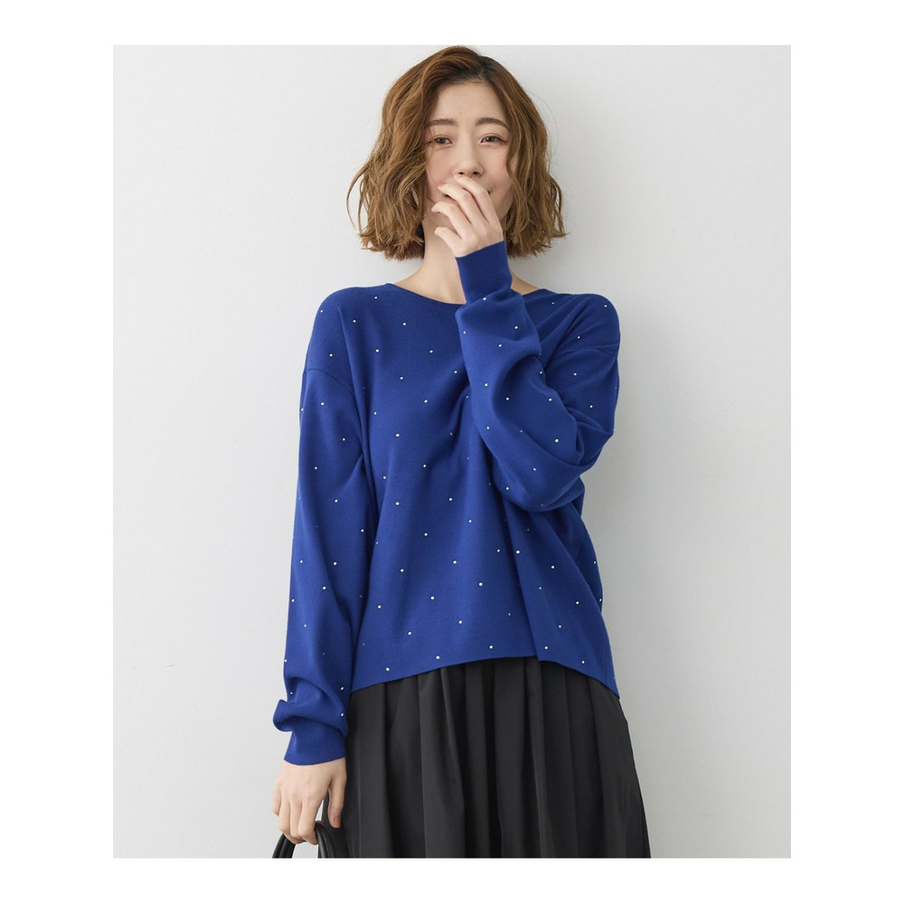 【WEB&一部店舗限定カラーあり】クリスタルホットフィット ニット1