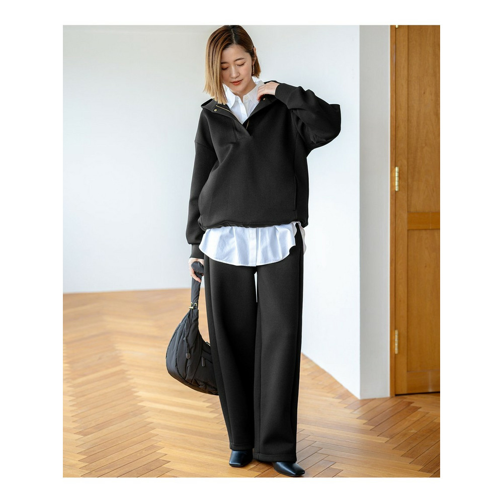 【洗える】コットンエアーダンボール 2WAY カーヴィー パンツ5