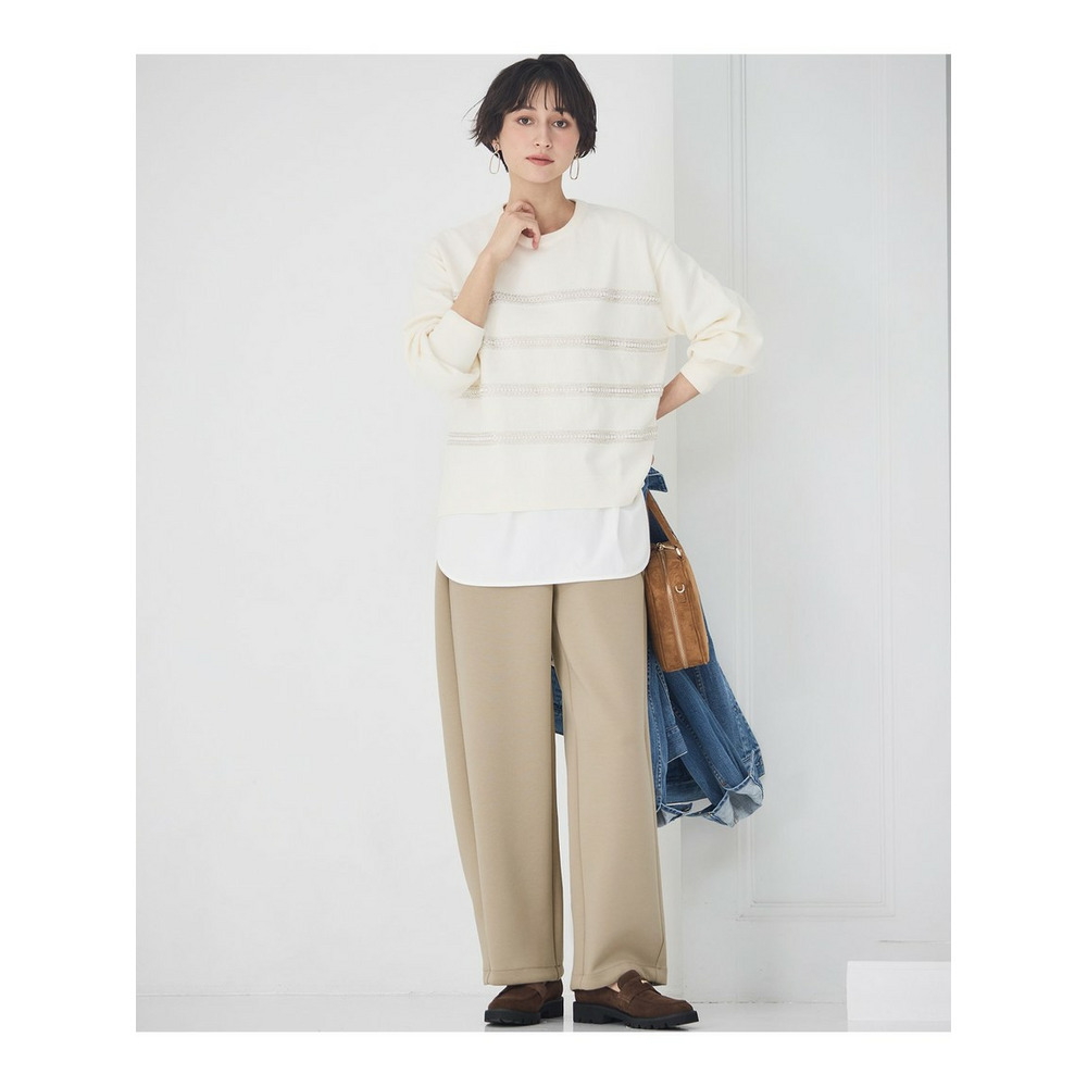 【洗える】コットンエアーダンボール 2WAY カーヴィー パンツ6