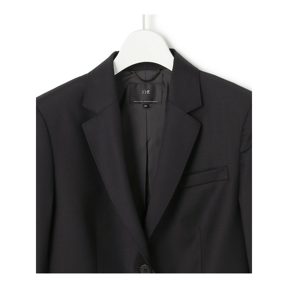 【セットアップ対応】ファインネスウール 二つ釦 ジャケット6