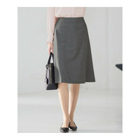 【セットアップ着用】ファインネスウール フレア スカート