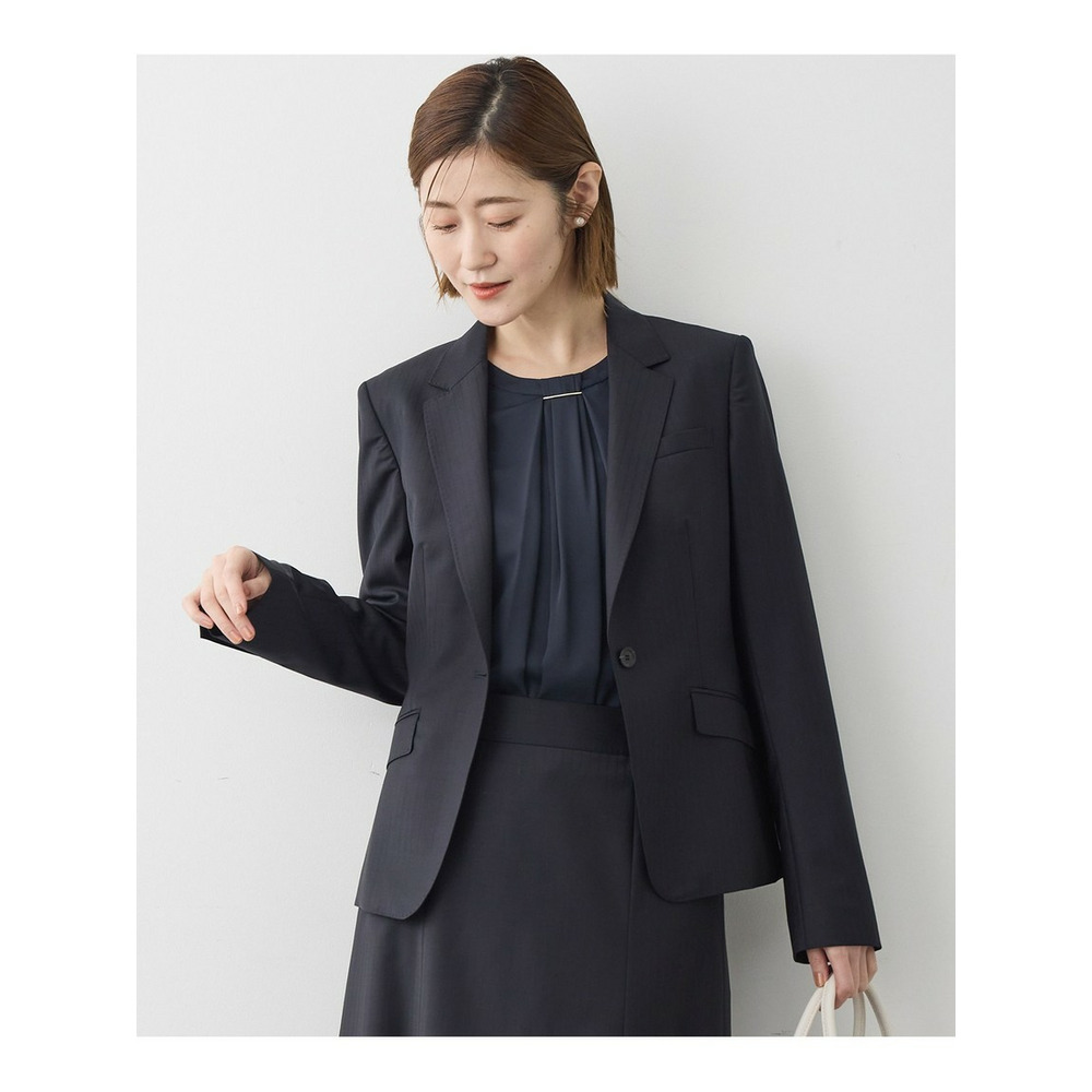 【セットアップ対応】ファインネスウール 一つ釦 ジャケット1