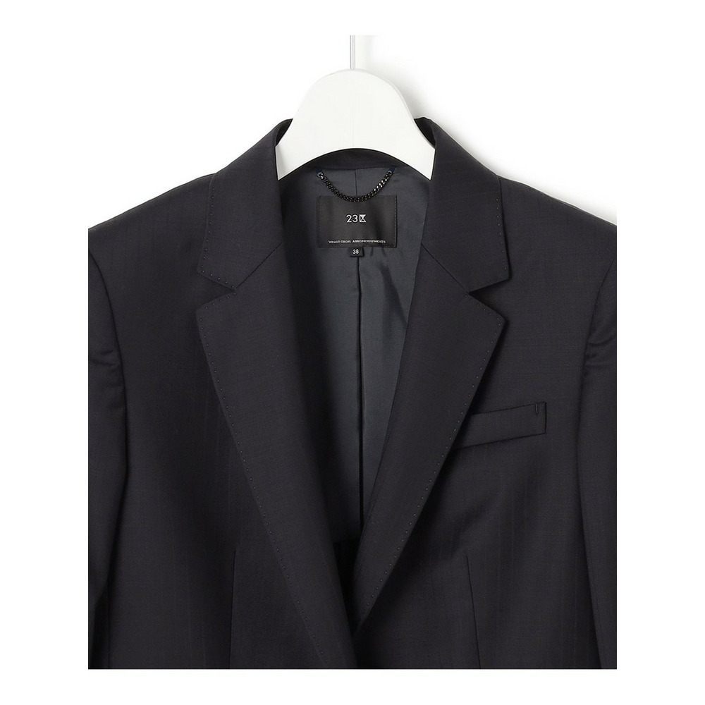 【セットアップ対応】ファインネスウール 一つ釦 ジャケット19