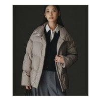 【Oggi掲載】シレータフタ ハイネック ショート ダウンコート