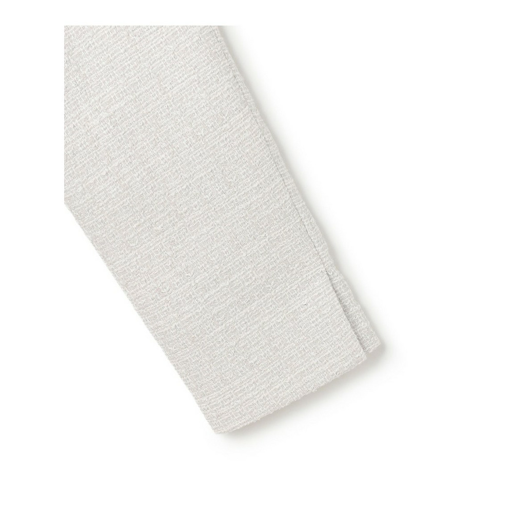 【セットアップ対応】ライトシャインツイード ノーカラージャケット13