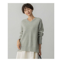 モヘヤミックススパングル Vネック ニット