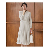 【洗える】クリスタルアムンゼン ウエスト切り替え ワンピース