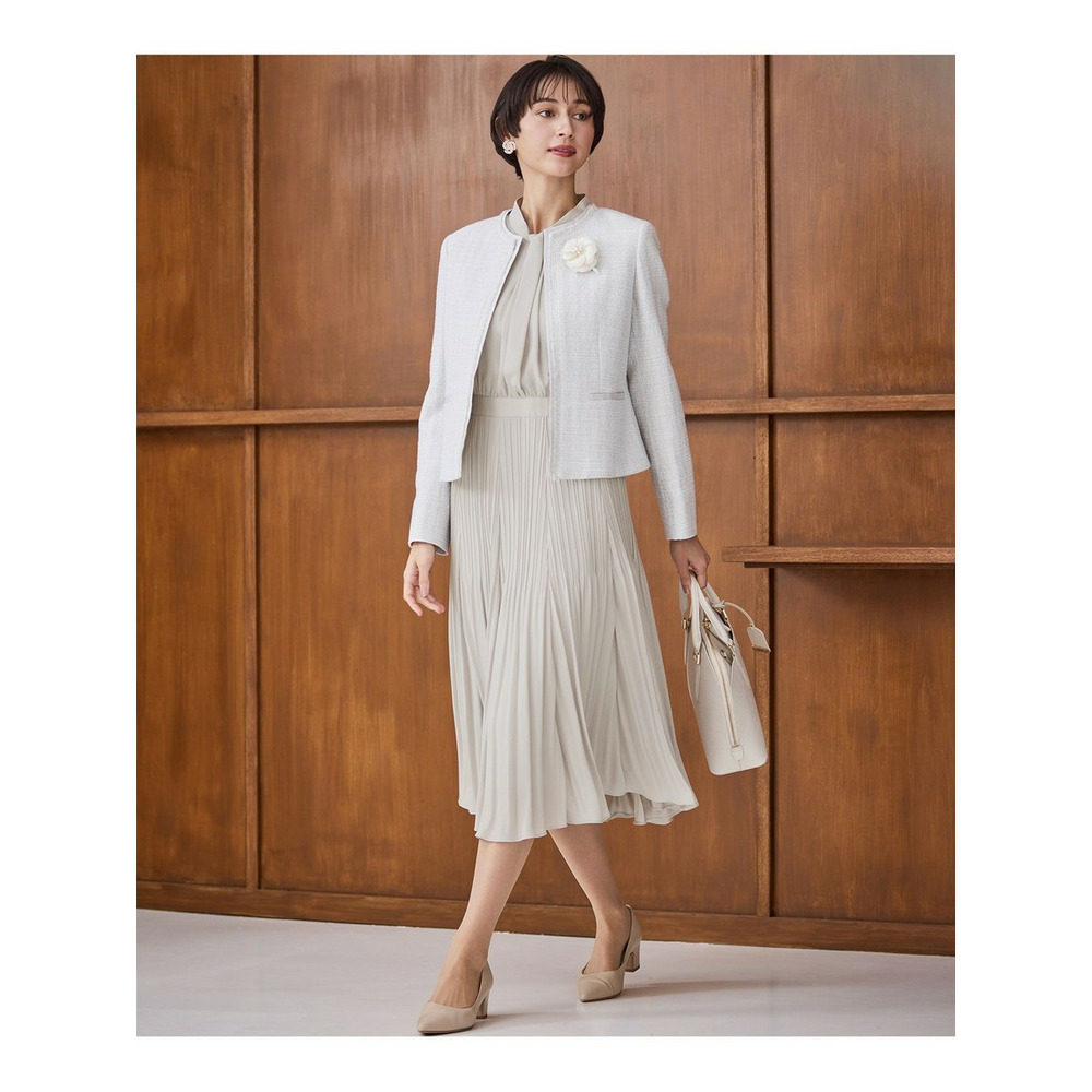 【洗える】クリスタルアムンゼン ウエスト切り替え ワンピース4