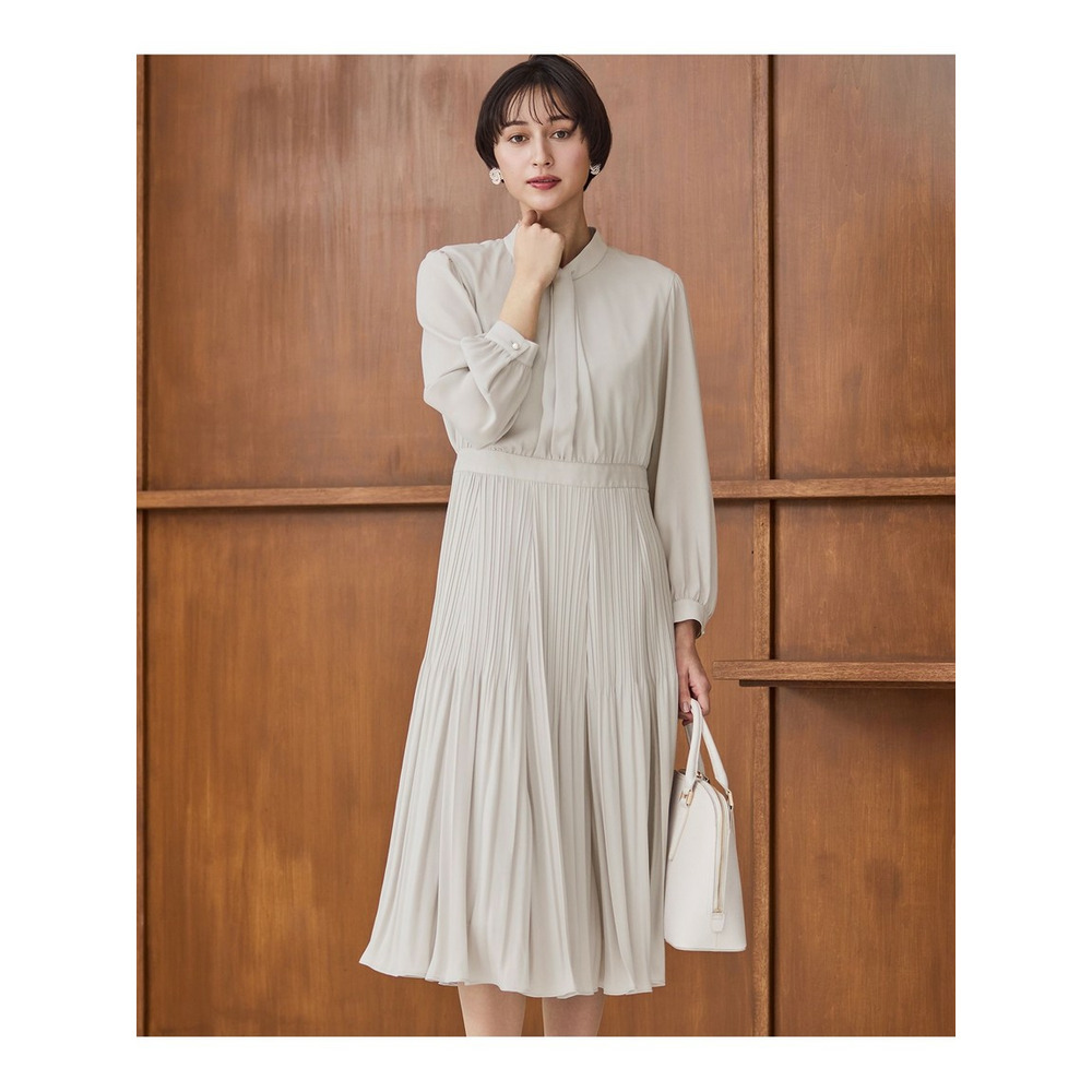 【洗える】クリスタルアムンゼン ウエスト切り替え ワンピース1