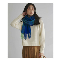 【洗える】ウールカシミヤ パフスリーブ ニット