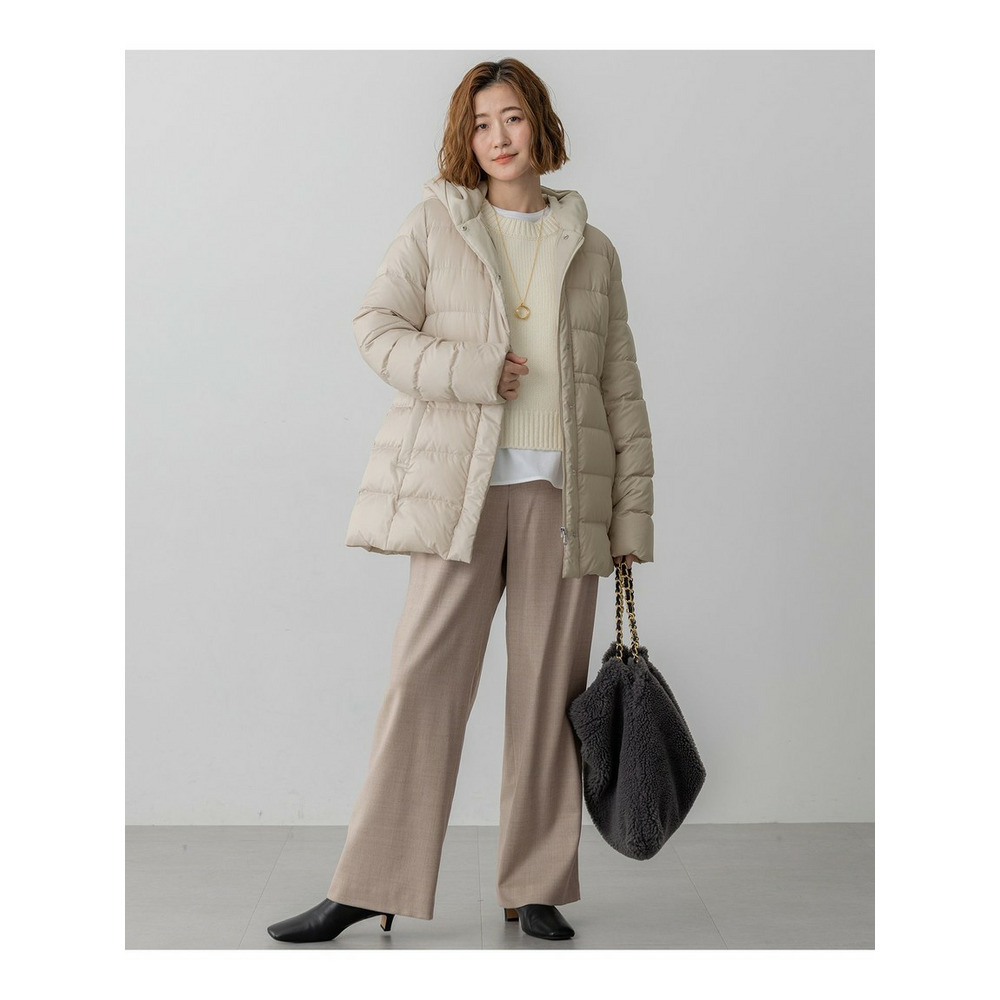 【洗える】ウールカシミヤ パフスリーブ ニット19