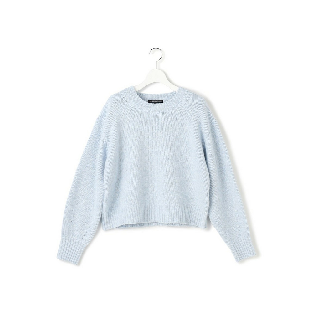 【洗える】ウールカシミヤ パフスリーブ ニット20