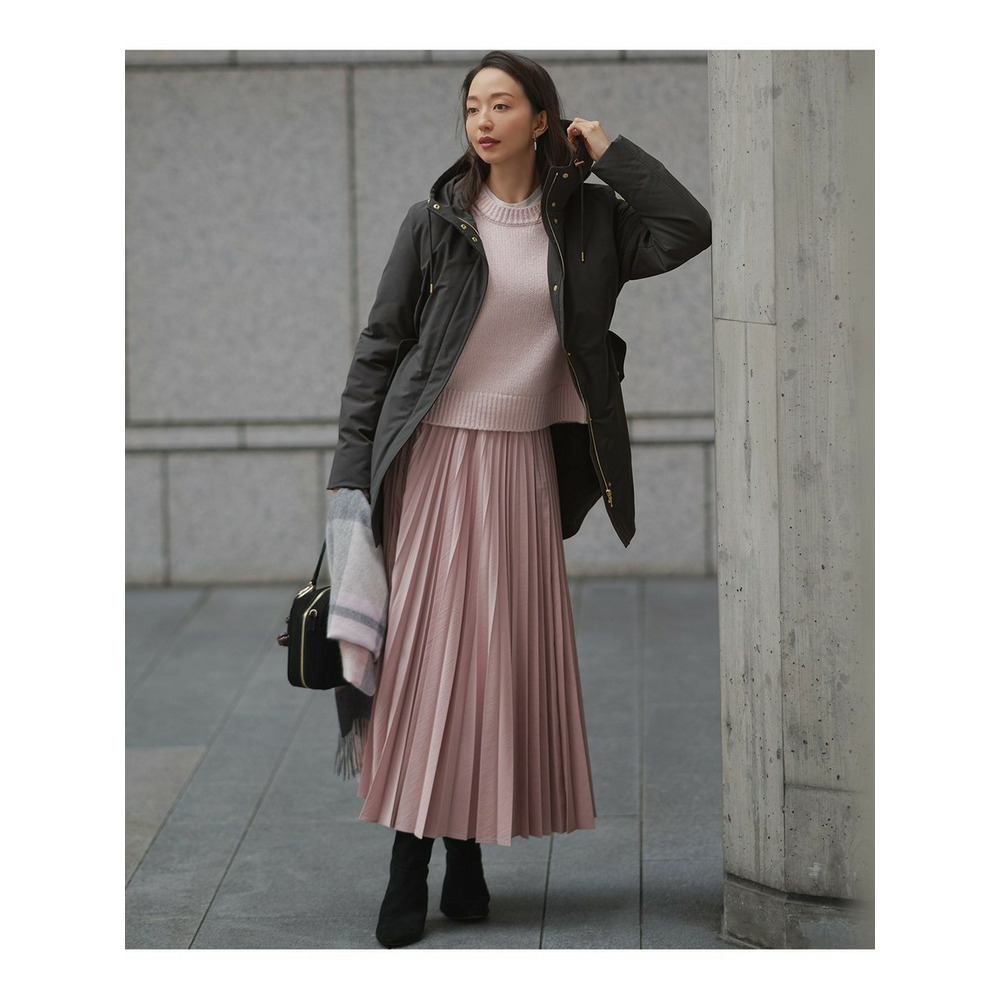 【洗える】ウールカシミヤ パフスリーブ ニット5