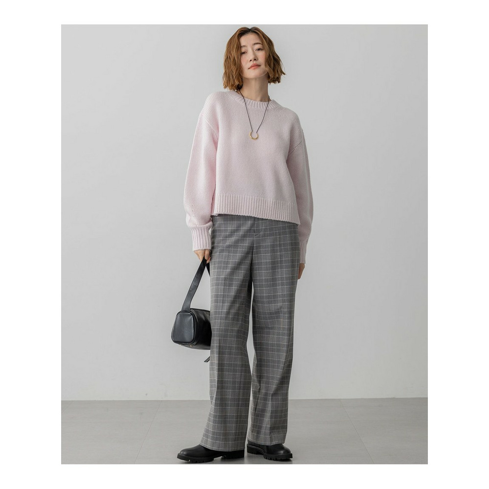 【洗える】ウールカシミヤ パフスリーブ ニット7