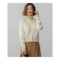 【滝沢眞規子さん着用】コットンカシミヤ ポケット カーディガン