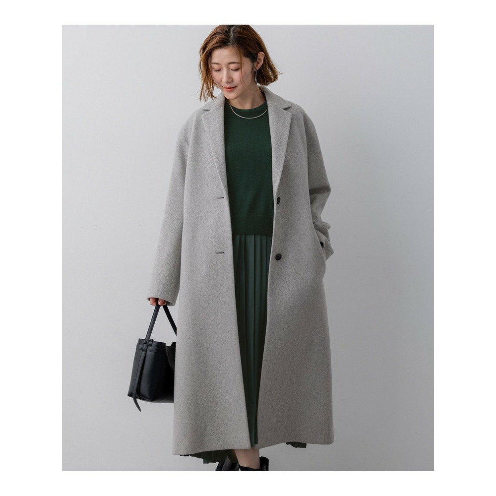 【WEB&一部店舗限定】ウールモッサ チェスターコート1