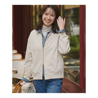 【WEB＆一部店舗限定】クリアコットンテリー ダブルジップ ブルゾン