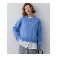 【Oggi掲載】コットンギマ クルーネック ニット