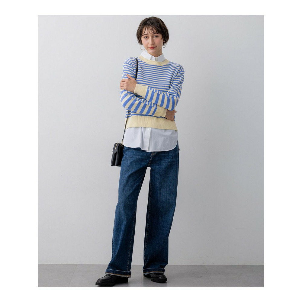 コットンギマ クルーネック ニット11