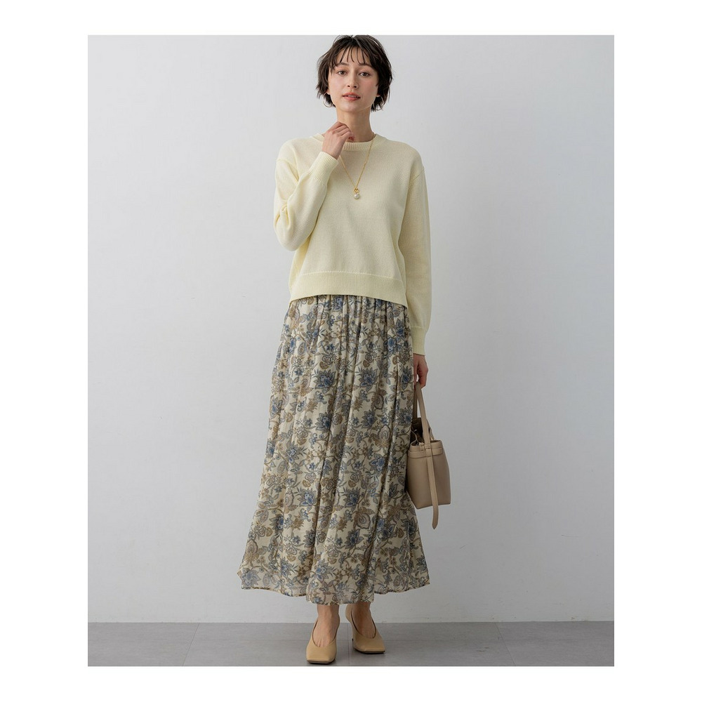 コットンギマ クルーネック ニット14