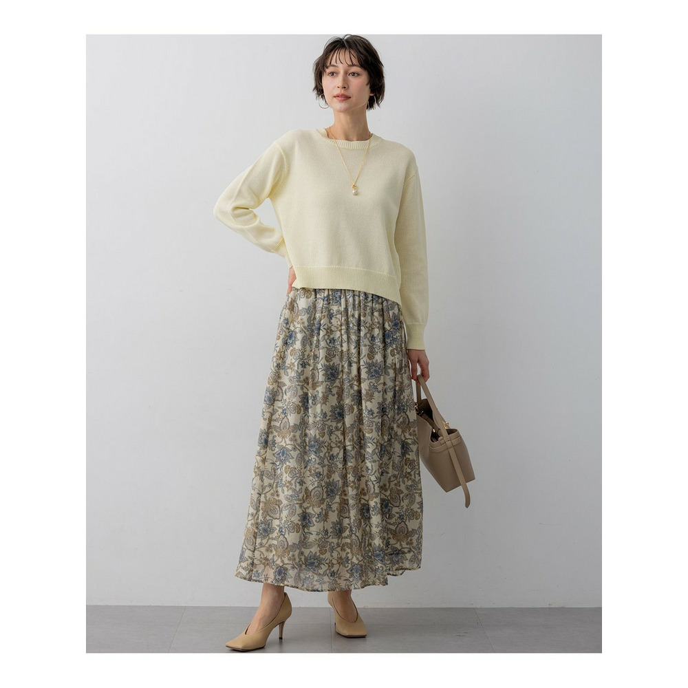 コットンギマ クルーネック ニット15