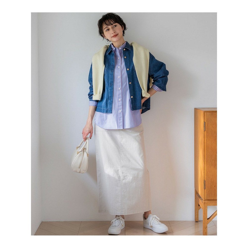 コットンギマ クルーネック ニット17