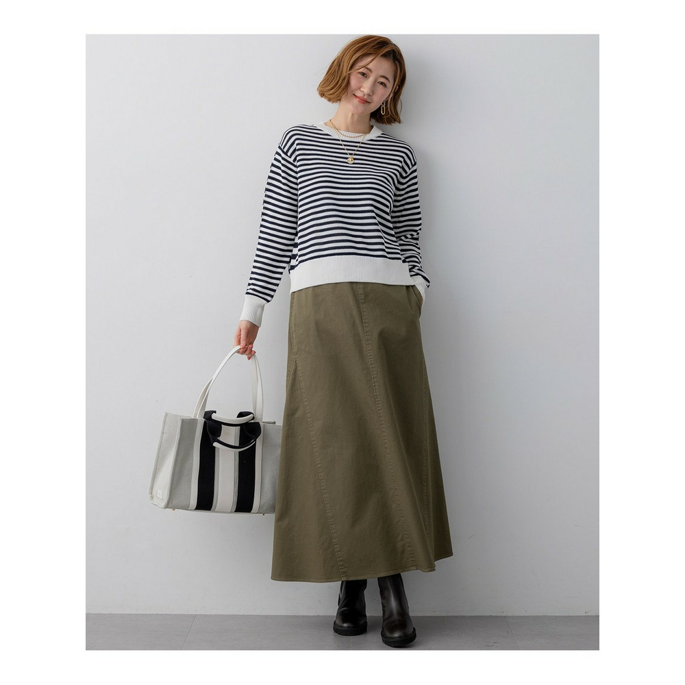 コットンギマ クルーネック ニット19