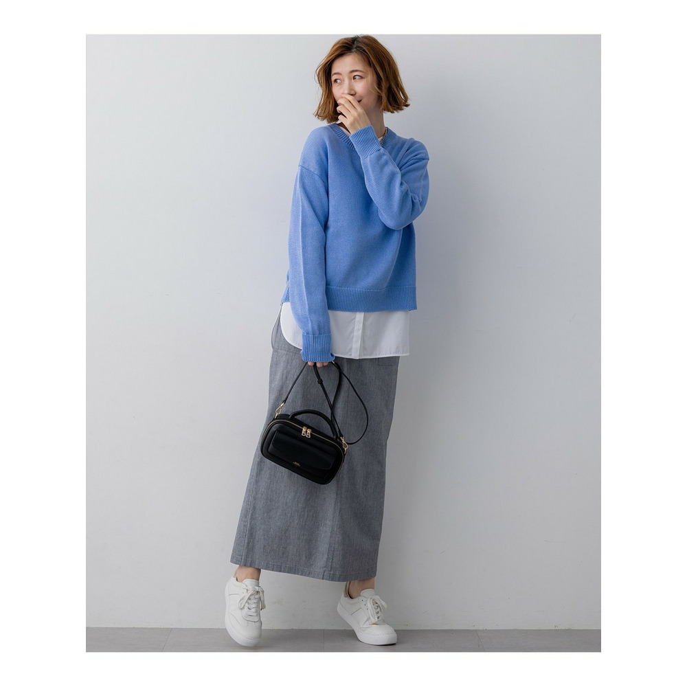 コットンギマ クルーネック ニット6