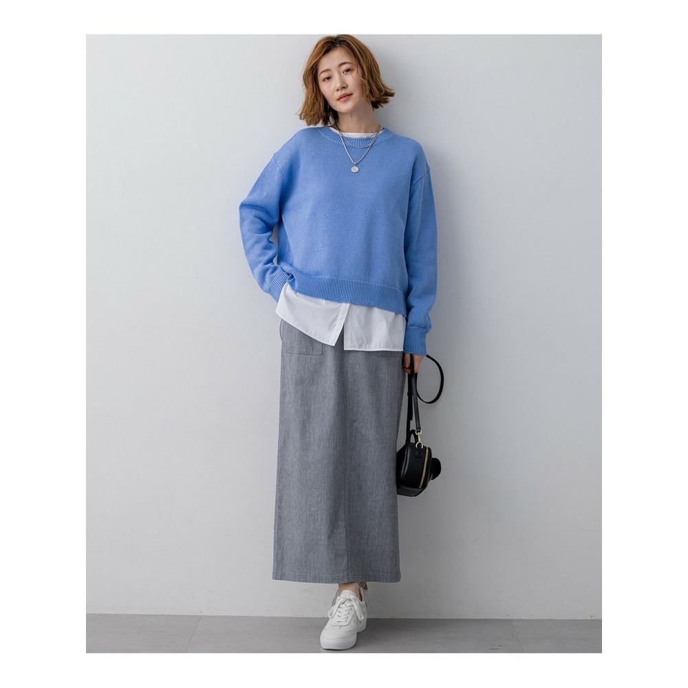 コットンギマ クルーネック ニット7