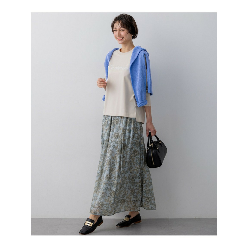 コットンギマ クルーネック ニット9