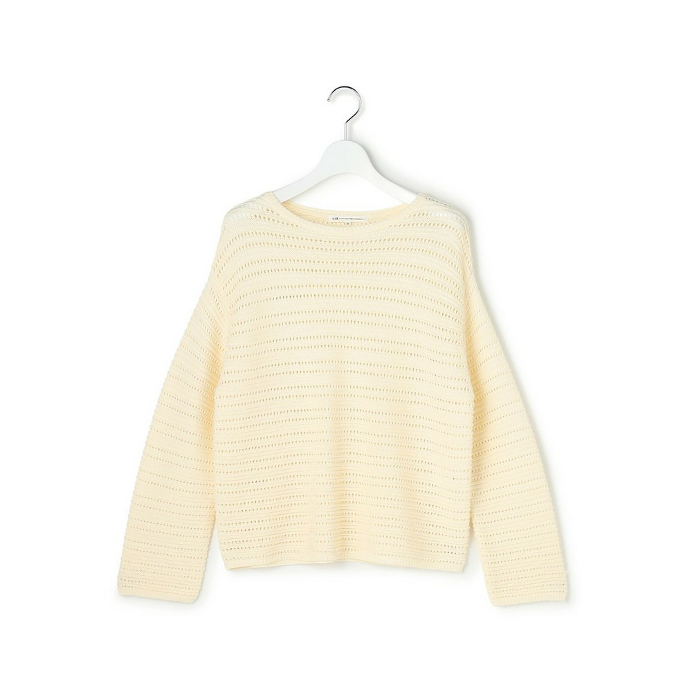 コットンギマ ボートネック ニット15