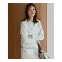 コットンギマ スキッパー ニット