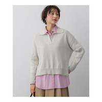 コットンギマ スキッパー ニット