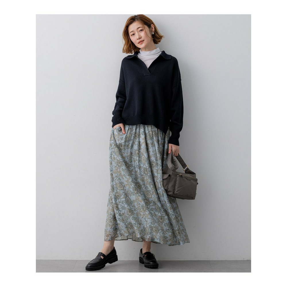 コットンギマ スキッパー ニット10