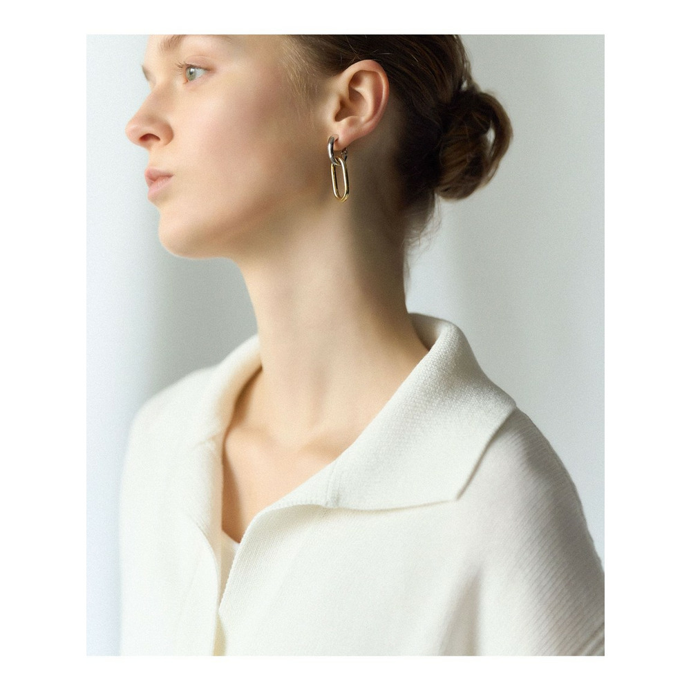 コットンギマ スキッパー ニット3