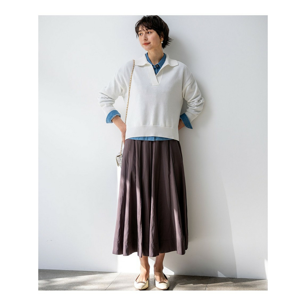 コットンギマ スキッパー ニット6