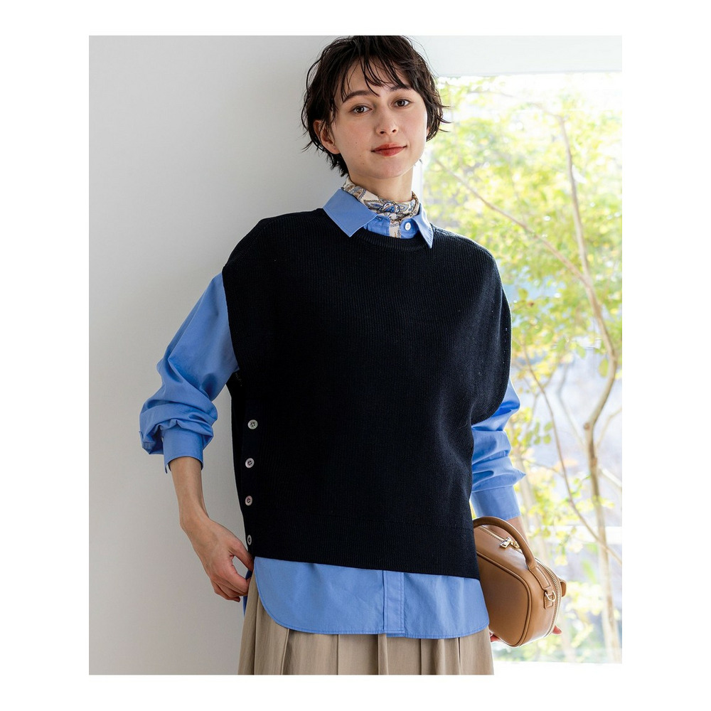 コットンギマ ニットベスト