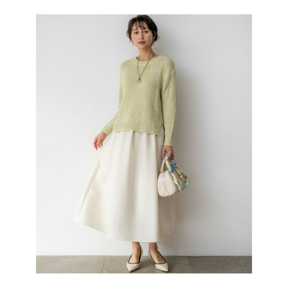 コットンコードミックス クロップド ニット11