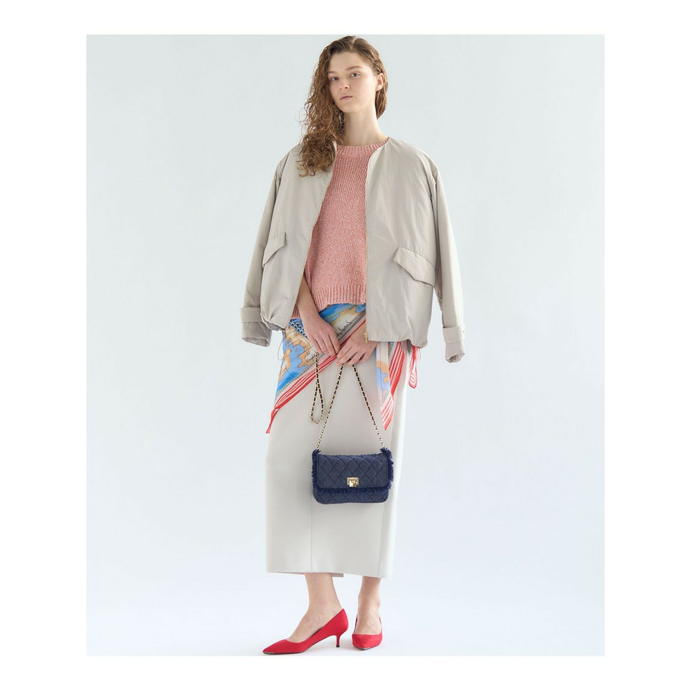 コットンコードミックス クロップド ニット7