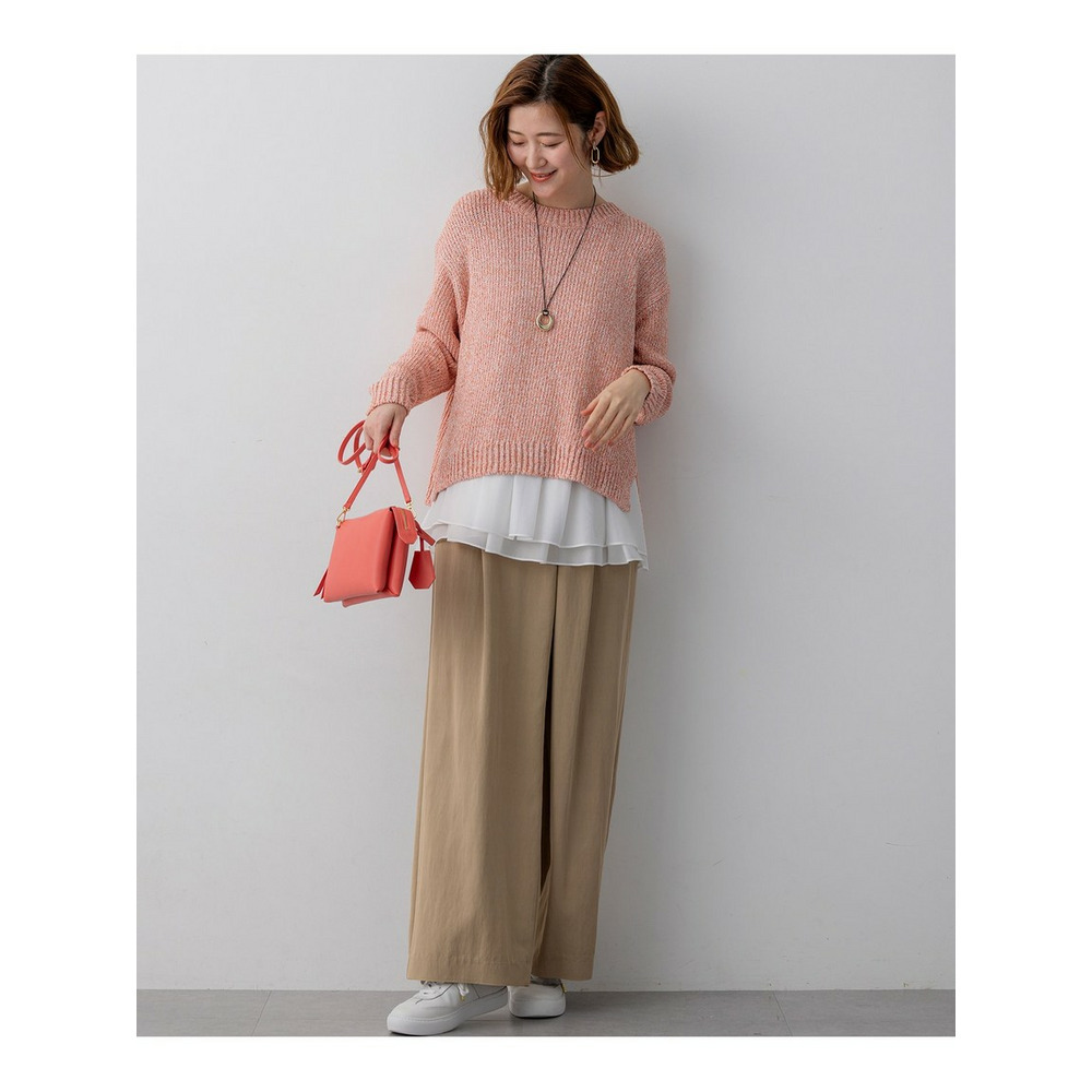 コットンコードミックス クロップド ニット9