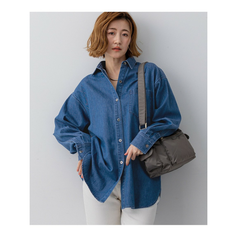 ライトダンガリー デニムシャツ1