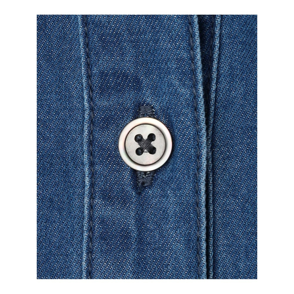 ライトダンガリー デニムシャツ10