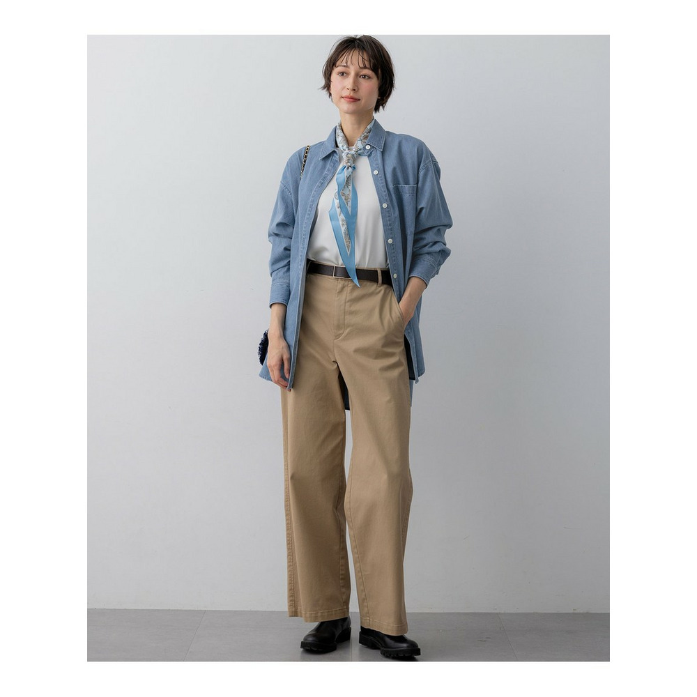 ライトダンガリー デニムシャツ4