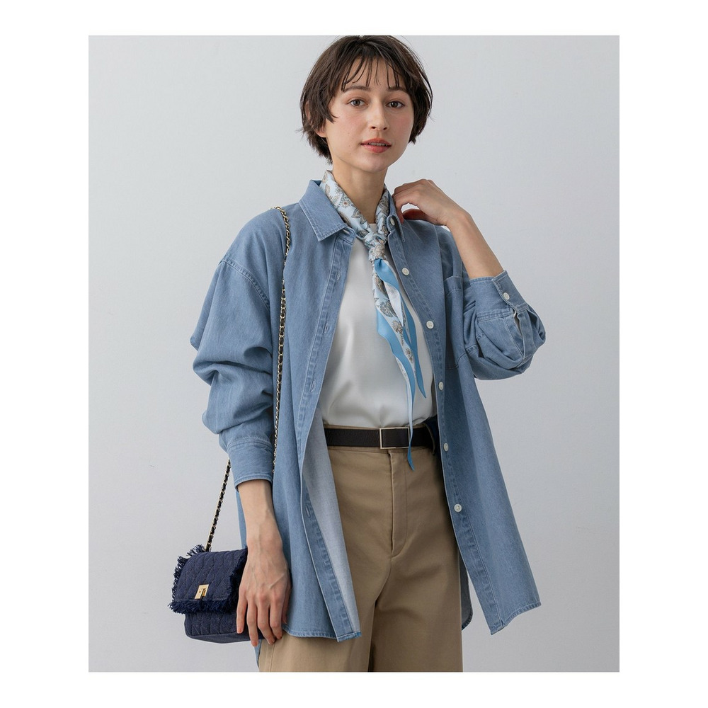 ライトダンガリー デニムシャツ1