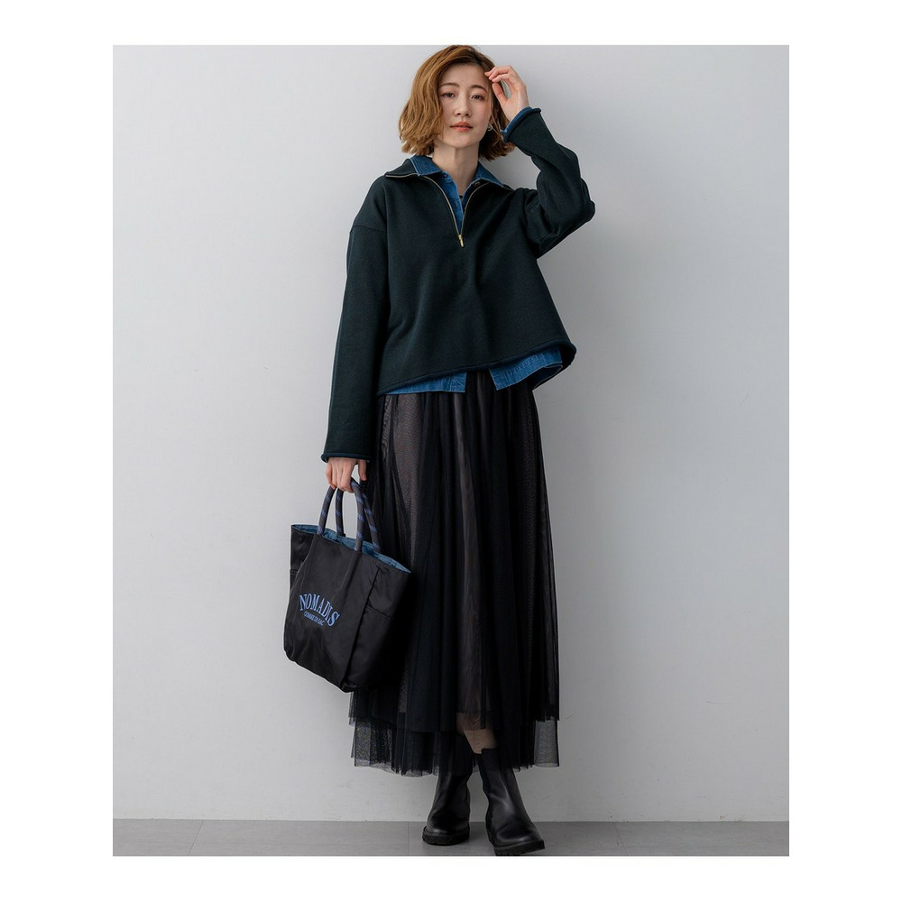 ライトダンガリー デニムショートシャツ12