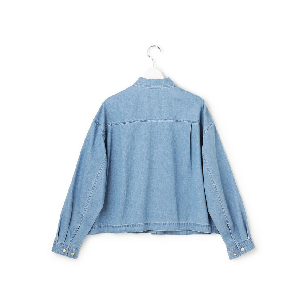 ライトダンガリー デニムショートシャツ15