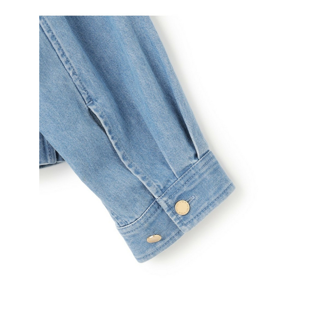 ライトダンガリー デニムショートシャツ20