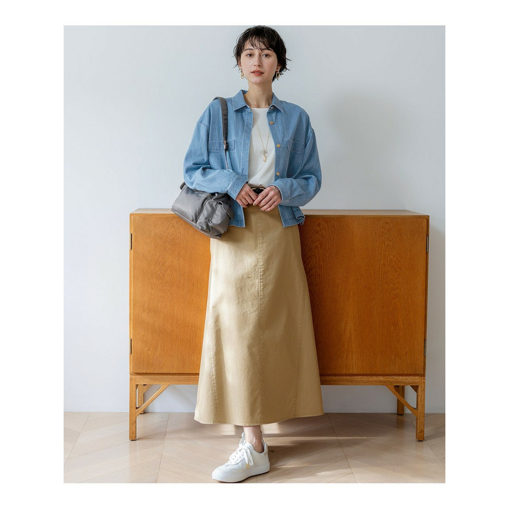 ライトダンガリー デニムショートシャツ5