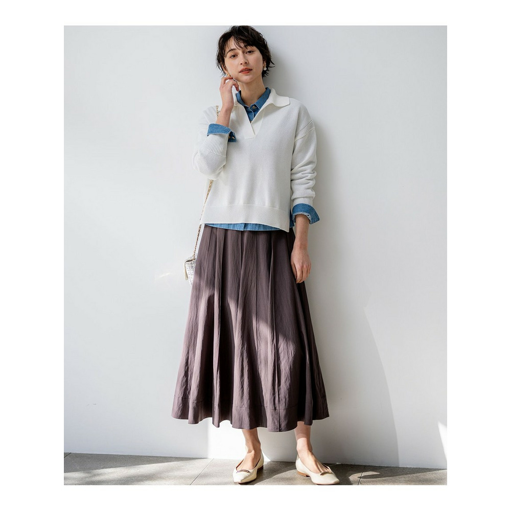 ライトダンガリー デニムショートシャツ8